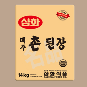 삼화 메주촌된장 14kg 업소용 식당용 대용량 식자재 탕 국 찌개 무침용, 1개