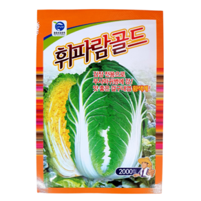 [농사마트] 휘파람골드 1000립 / 2000립 배추 씨앗 뿌리혹병 내병계 가을 김장 종자 사카타, 1개