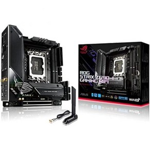 ASUS ROG-STRIX-Z690-I-게이밍-WIFI 인텔 Z690 LGA 1700 미니 ITX, 1개