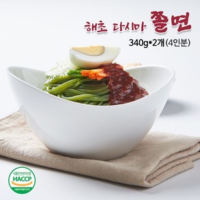 해초다시마쫄면(4인분/2인 ) HACCP 해초면 쫄면 소화잘되는음식 해초원 본사직영, 2개, 680g