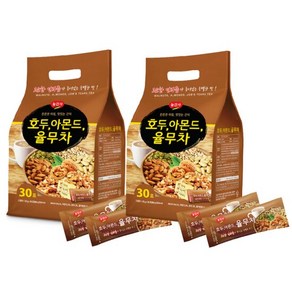 광야식품 호두 아몬드 율무차 30T x 2개, 단품