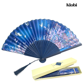 클로비 부채 외국인선물 전통 고급 실크 대나무 접이식 부채 한국 기념품 koean souveni, 1개, A04