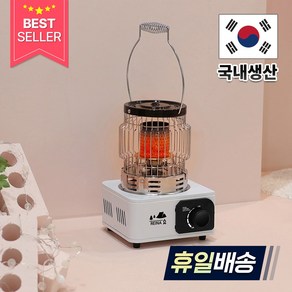 REINA 미니 야외 캠핑용 가스 히터 RH-15000, 화이트, 1개