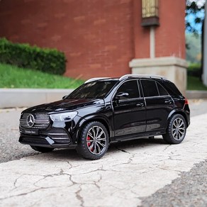 벤츠 GLE350 SUV 미니카 1/24 자동차 다이캐스트 모형, 블랙, 1개