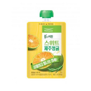 풀무원 풀스키친 스위트 제주청귤 주스 40p, 100ml, 40개