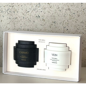 [[정품]] 탬버린즈 퍼퓸 핸드크림 미니 듀오 (CHAMO+VEIN) tambuin 탬버린즈퍼퓸핸드크림, 2개, 15g