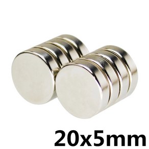 초강력 원형자석 20mm x5T 네오디움