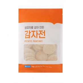 생감자를 갈아 만든 감자전, 1개, 1kg