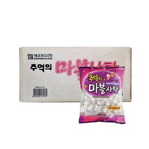 에코푸드 추억의 마블 사탕, 270g, 10개