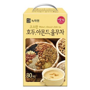 녹차원 고소한 호두 아몬드 율무차 18gx80T 18gx80T 아몬드 호두 문구 오피스디포 녹차원 qkf*807Qg