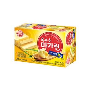 오뚜기 옥수수 마아가린, 200g, 16개