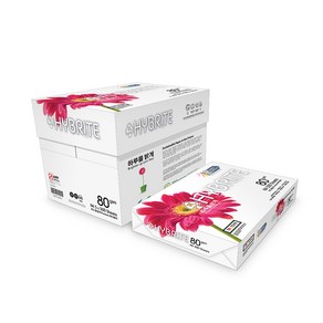 하이브라이트 복사용지 A4용지 80g, A4, 2500개