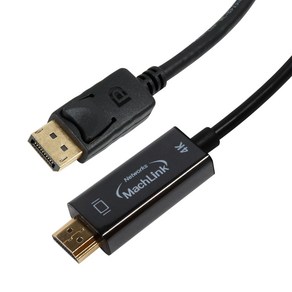 마하링크 디스플레이포트 to HDMI V1.2 케이블 3M ML-DPH23C, 1개