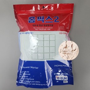 칼라 줄눈시멘트 욕실타일보수 홈픽스 2, 홈픽스스킨핑크2kg, 1개