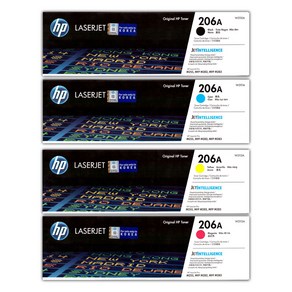 HP 정품 프린터토너 NO 216A 4색세트 W2110A W2111A W21112A W2113A, 1세트, 4색