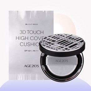 DPSKIN)_에이지투웨니스 AGE20S 3D터치 하이커버쿠션 파운데이션 블랙라벨에디션 본품+리필, 23호세트, 1개