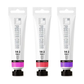 신한 전문가용 튜브형 포스터컬러 40ml 낱색 / 옵션선택, 7 Poppy Red