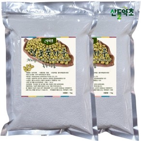 쫄깃한 청포묵가루 청포전분 녹두묵가루 녹두전분, 2개, 1kg