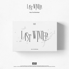 [Heize] 헤이즈 미니8집 Last Winter [MATCH 삽입 버전] / 아웃박스+포토북+가사지+트랙아트워크+페이퍼인센스+매취+포토카드+시크릿메세지카드+포스터