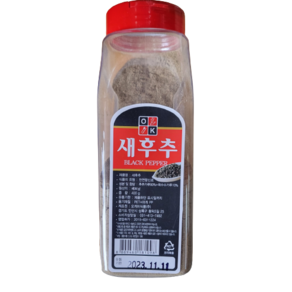 오케이식품 순후추 400g/흑후추/흑후추분말, 400g, 1개