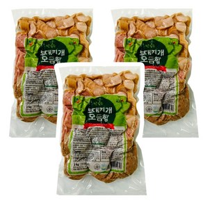 CJ 이츠웰 부대찌개 모듬햄 1kg, 3개