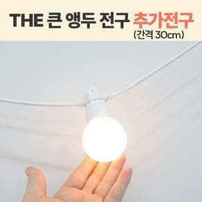 LED THE 큰 앵두 전구 6M20구 (추가전구)