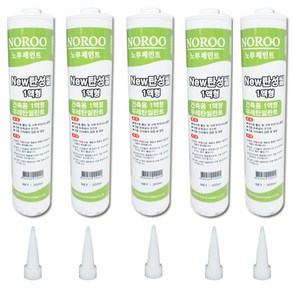 노루페인트 뉴-탄성씰 1액형 우레탄 실리콘, 회색, 300ml, 5개