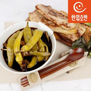 한입소반 고추(청양/아삭이/할라피뇨)장아찌 500g, 1개