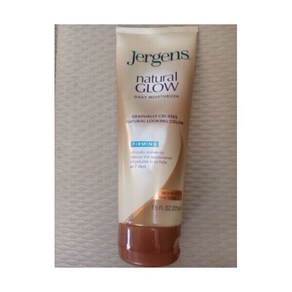 Jegens Natual Glow Fiming 데일리 Moistuize Medium to Tan 스킨 Tones 7.5 온스(1온스=약30g), 1개