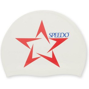 스피도 수영 모자 실리콘 Speedo, Red/White StaSpeedo Speedo, Red/White StaSpeedo Speedo