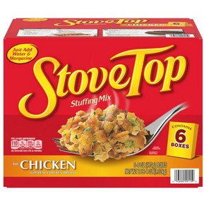 Kaft Stove Top Chicken 크래프트 스토브 탑 치킨 스터핑 믹스 170g 6팩, 1.02kg, 1박스