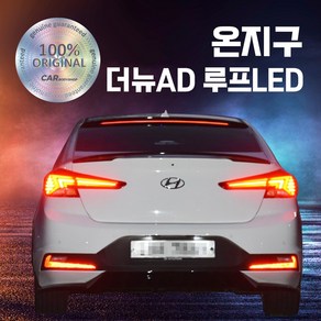 온지구 더뉴아반떼 AD FL 면발광 LED롱타입 루프스포일러 글라스윙, 현대