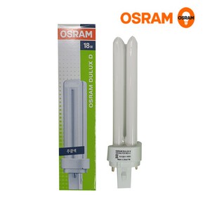 오스람 OSRAM FDX18EX-D 18W 주광색 형광등 전구, 1개