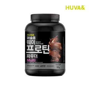 휴바앤 머슬콩 프로틴 멀티 WPI+WPC 단백질보충제 헬스보충파우더 쵸코맛 2kg, 1개