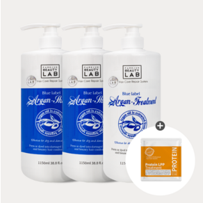 [CJ단독] 블루라벨 아르간 대용량 샴푸 x2+트리트먼트 1150ml 세트 (+LPP 트리트먼트 샤쉐), 없음, 1개