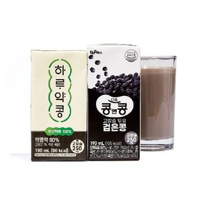 하루약콩 두유 190ml*72팩, 190ml