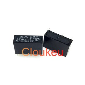 릴레이 PCJ-105D3M 112D3M 124D3M 5V 12V 24VDC 3A 5A 4 핀, 1 pieces-, PCJ-105D3M 5A 4pin, 1개