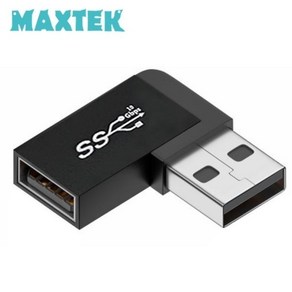 무배 MT461 USB3.2 M/F 연장젠더 좌향 90도꺽임10Gbps