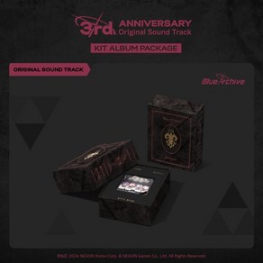 블루 아카이브 3주년 기념 OST KIT 앨범 패키지 (BLUE ARCHIVE 3d ANNIVERSARY OST - KIT ALBUM PACKAGE) : ...