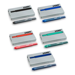 LAMY 만년필용 잉크카트리지 5개입, 블랙