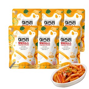 미쓰리 떡볶이소스 카레맛 50g 6개