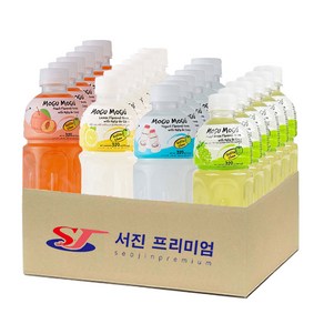 (서진프리미엄) 모구모구 4종혼합(복숭아+레몬+요거트+샤인머스켓) 320mlx24ea, 320ml, 24개