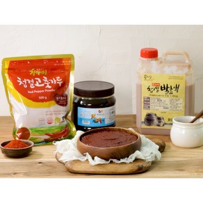 현미찹쌀고추장 만들기 세트(약4kg) 고추장밀키트 고추장담그기 재료, 3.9kg, 1세트