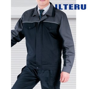 ILTERU IT-426B 점퍼 상의 추동 폴리 네이비 작업복 근무복 유니폼 공사형장, M, 1개