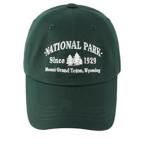 라핑 NATIONAL PARK 캡 야구 모자 남자 여자 코튼 자수 볼캡