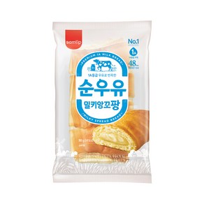[JH삼립] 순우유 밀키앙꼬팡 5봉, 5개, 100g