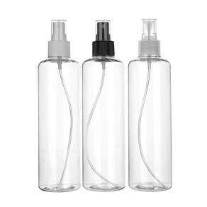 [3만무배] 스프레이용기 120ml150ml200ml250ml300ml500ml, 1개, 검정캡, 300ml 투명용기