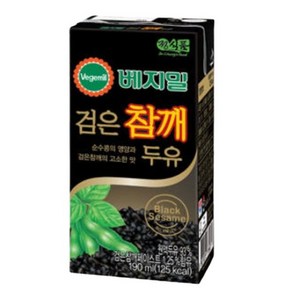 검은참깨두유 190ml 32팩, 32개