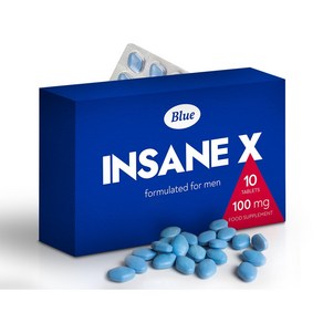 MAPEinc 영국직배 INSANE X 남성용 블루 엘리트 100mg 강화된 근력 견고하고 지속적인 성능 천연 허브 에너지 및 남성 강화 보충제