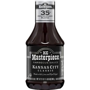 KC Mastepiece 캔자스시티 바베큐 소스 595g x 2팩, 2개